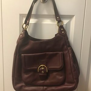 Burgundy Coach purse! Never used!